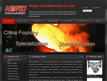 Tablet Screenshot of nord-foundry.com